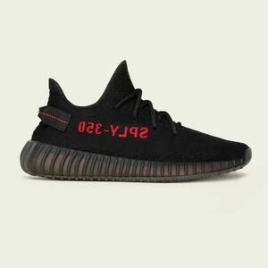 Adidas Yeezy Boost 350 V2 Bred Black Red Size 9.5